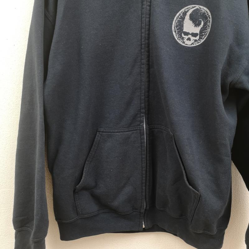 古着 USED パーカー 長袖 Last Rites Tattoo Theatre Paul Booth タトゥー スカル 骸骨 死神 オリジナルグラフィックパーカー L 紺 / ネイビー / navy メンズ USED 古着 中古 50165865