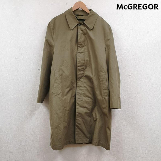 マックレガー McGREGOR コート コート一般 比翼仕立て 箱ポケット スラッシュポケット ライナー ラグランスリーブ ステンカラーコート L カーキ / カーキ / khaki メンズ USED 古着 中古 50165871
