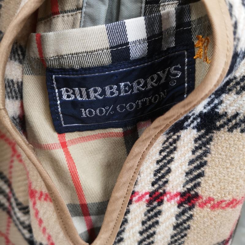 バーバリーズ BURBERRYS コート コート一般 イングランド製 比翼仕立て コットンギャバジン 生地 ノバチェック ステンカラーコート カーキ / カーキ / khaki メンズ USED 古着 中古 50165872