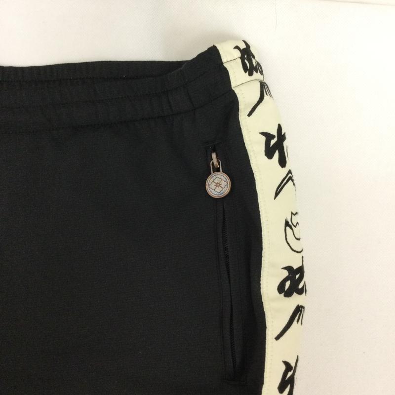 ヤマネ YAMANE パンツ ショートパンツ YAMANEエビス　ハーフパンツ　ライン　カモメ　Y2K 38インチ ロゴ、文字 黒 / ブラック / black メンズ USED 古着 中古 50165874