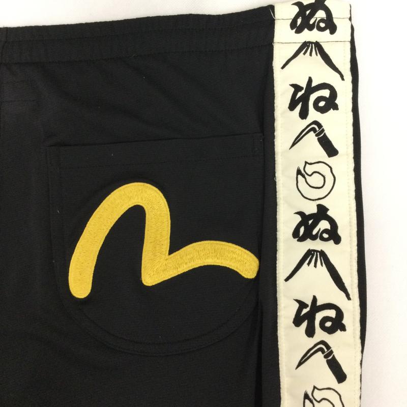 ヤマネ YAMANE パンツ ショートパンツ YAMANEエビス　ハーフパンツ　ライン　カモメ　Y2K 38インチ ロゴ、文字 黒 / ブラック / black メンズ USED 古着 中古 50165874