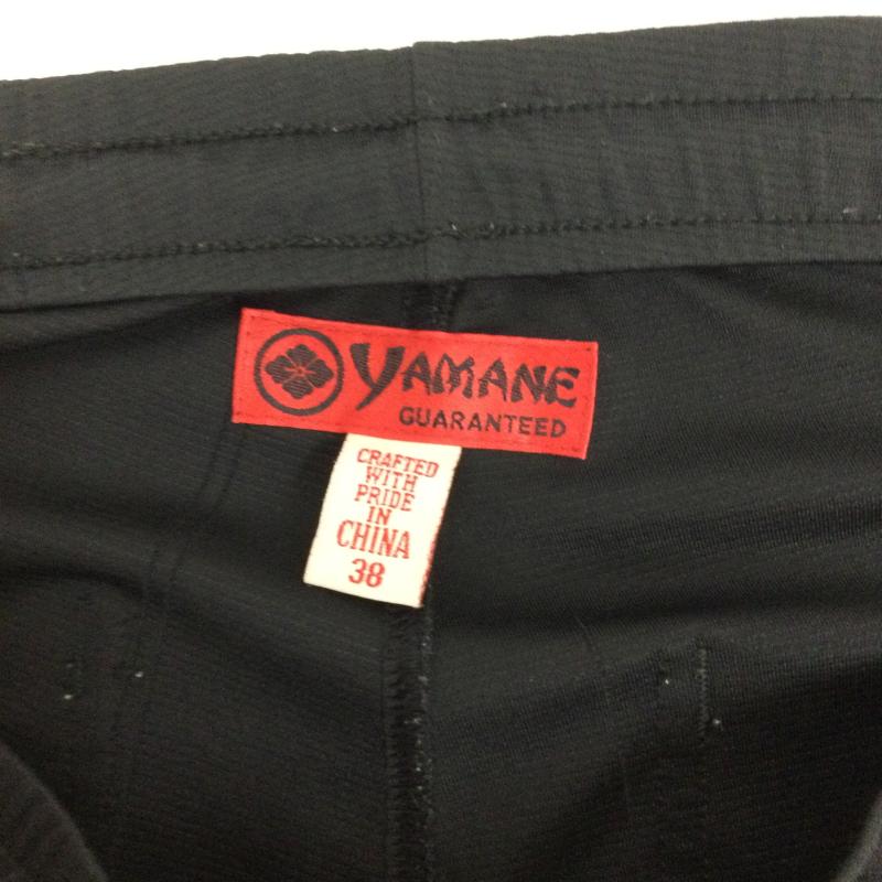 ヤマネ YAMANE パンツ ショートパンツ YAMANEエビス　ハーフパンツ　ライン　カモメ　Y2K 38インチ ロゴ、文字 黒 / ブラック / black メンズ USED 古着 中古 50165874