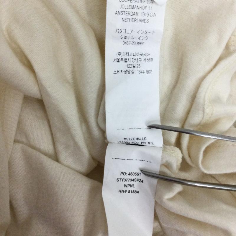 パタゴニア patagonia Tシャツ 半袖 patagonia パタゴニア メンズ ウォーター ピープル オーガニック ポケット Tシャツ 37734 S ロゴ、文字 白 / ホワイト / white メンズ USED 古着 中古 50165876