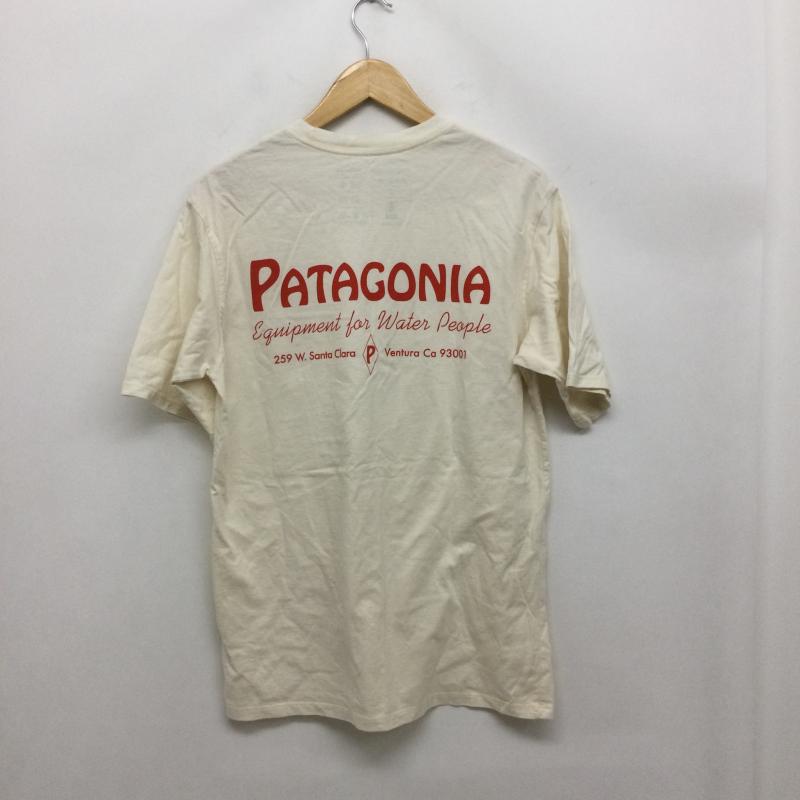 パタゴニア patagonia Tシャツ 半袖 patagonia パタゴニア メンズ ウォーター ピープル オーガニック ポケット Tシャツ 37734 S ロゴ、文字 白 / ホワイト / white メンズ USED 古着 中古 50165876