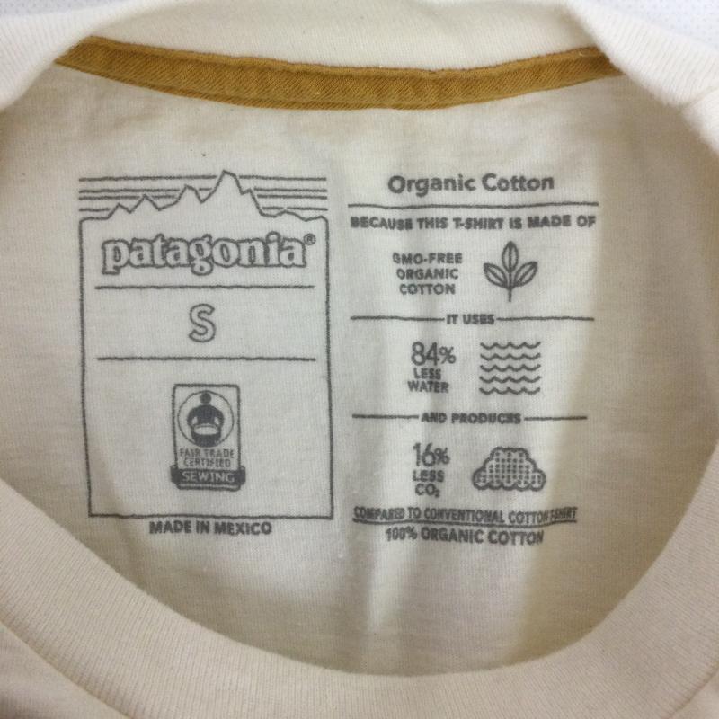 パタゴニア patagonia Tシャツ 半袖 patagonia パタゴニア メンズ ウォーター ピープル オーガニック ポケット Tシャツ 37734 S ロゴ、文字 白 / ホワイト / white メンズ USED 古着 中古 50165876