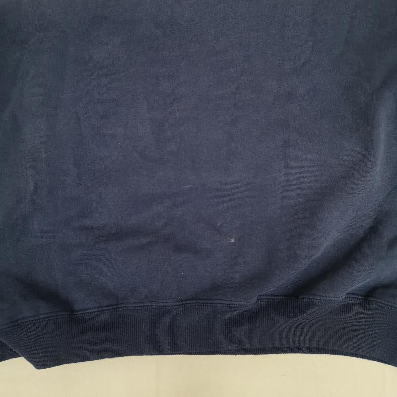 チャンピオン Champion トレーナー 長袖 90s メキシコ製 リバースウィーブ カレッジ 刺繍 裏起毛 クルーネック スウェット トレーナー L 紺 / ネイビー / navy メンズ USED 古着 中古 50165879