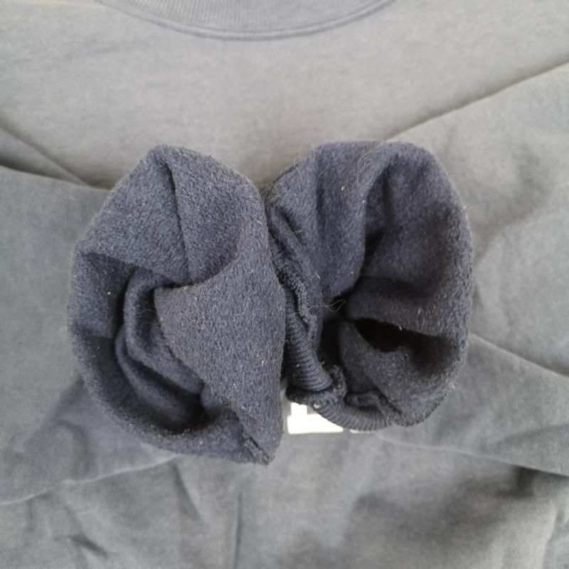 チャンピオン Champion トレーナー 長袖 90s メキシコ製 リバースウィーブ カレッジ 刺繍 裏起毛 クルーネック スウェット トレーナー L 紺 / ネイビー / navy メンズ USED 古着 中古 50165879
