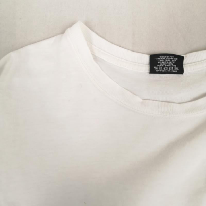 ステューシー STUSSY Tシャツ 半袖 00s メキシコ製 黒タグ 胸ポケット ワンポイント グラフィック 半袖 Tシャツ M 白 / ホワイト / white メンズ USED 古着 中古 50165883