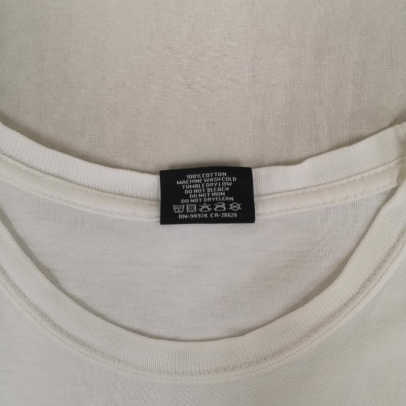 ステューシー STUSSY Tシャツ 半袖 00s メキシコ製 黒タグ ショーンフォント ロゴパッチ 胸ポケット 半袖 Tシャツ M 白 / ホワイト / white メンズ USED 古着 中古 50165884