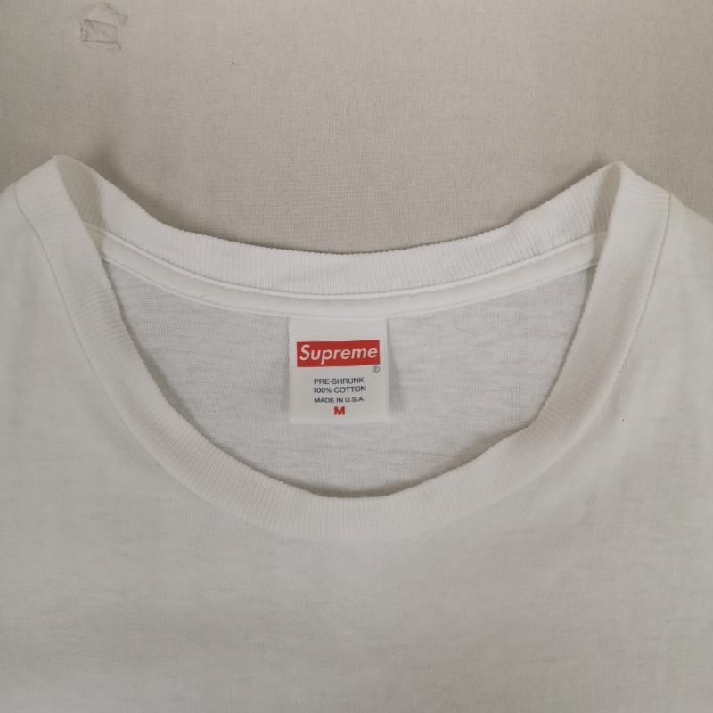 シュプリーム Supreme Tシャツ 半袖 18SS molotov tee 火炎瓶 モロトフ カクテル グラフィック 半袖 Tシャツ M 白 / ホワイト / white メンズ USED 古着 中古 50165885
