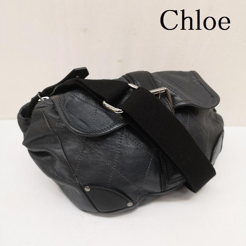 クロエ Chloe ボディバッグ ボディバッグ 2012年 バレンタイン コレクション キルティング レザー ボディバッグ - 紺 / ネイビー / navy レディース USED 古着 中古 50165889
