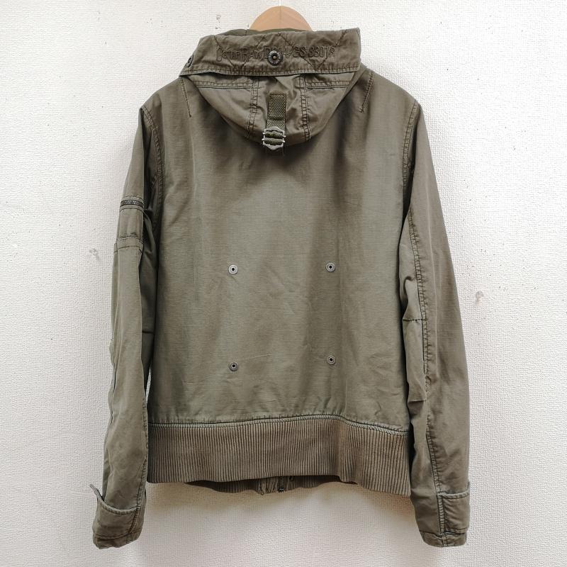 ジースターロゥ G-STAR RAW ジャケット、上着 フライトジャケット ミリタリー ギミック ウォッシュ ニットリブ フライトジャケット GS3301 M カーキ / カーキ / khaki メンズ USED 古着 中古 50165895