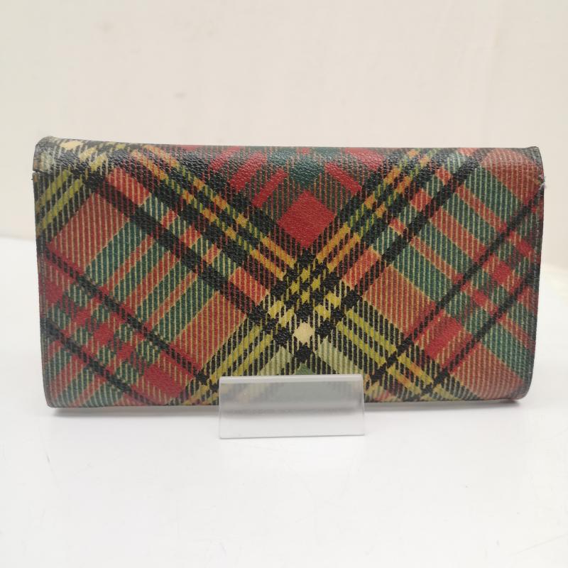 ヴィヴィアンウエストウッド Vivienne Westwood 財布 長財布 長財布 タータンチェック ロングウォレット - レディース USED 古着 中古 50165901