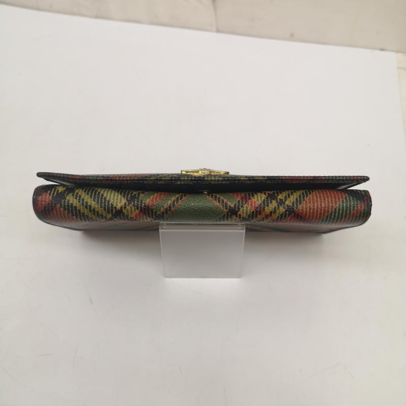 ヴィヴィアンウエストウッド Vivienne Westwood 財布 長財布 長財布 タータンチェック ロングウォレット - レディース USED 古着 中古 50165901