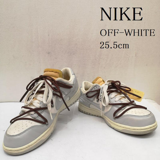 ナイキ NIKE スニーカー スニーカー OFF-WHITE コラボ DUNK LOW LOT 46 OF 50 DM1602-102 スニーカー 25.5cm メンズ USED 古着 中古 50165905