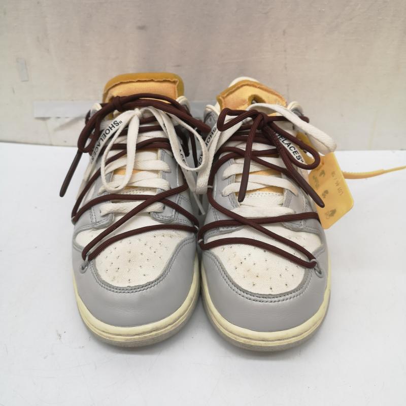 ナイキ NIKE スニーカー スニーカー OFF-WHITE コラボ DUNK LOW LOT 46 OF 50 DM1602-102 スニーカー 25.5cm メンズ USED 古着 中古 50165905