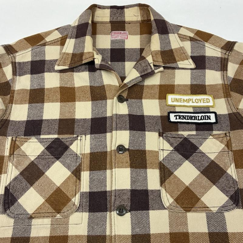 テンダーロイン TENDERLOIN シャツ、ブラウス 長袖 T-FLANNEL CHECK SHIRT 00s 2005AW フランネル チェック シャツ アーカイブ S メンズ USED 古着 中古 50165919