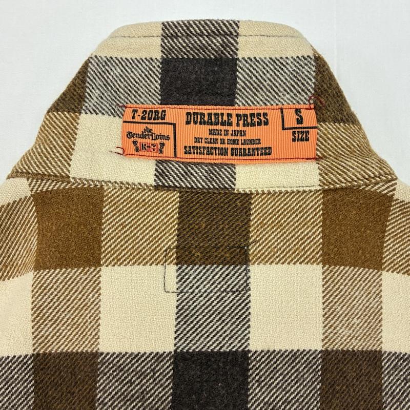 テンダーロイン TENDERLOIN シャツ、ブラウス 長袖 T-FLANNEL CHECK SHIRT 00s 2005AW フランネル チェック シャツ アーカイブ S メンズ USED 古着 中古 50165919