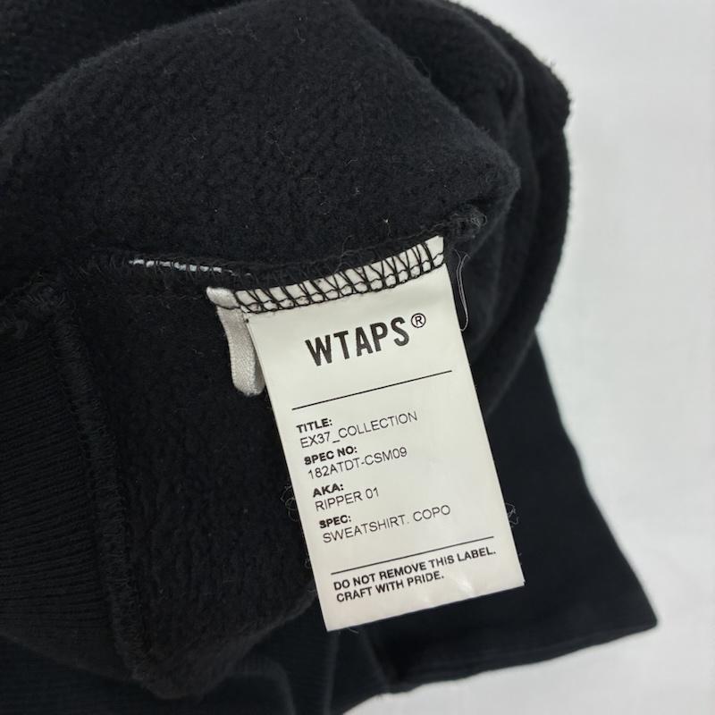 ダブルタップス WTAPS トレーナー 長袖 18AW RIPPER 01 SWEATSHIR COPO 182ATDT-CSM09 再構築 スウェット トレーナー 1 メンズ USED 古着 中古 50165921
