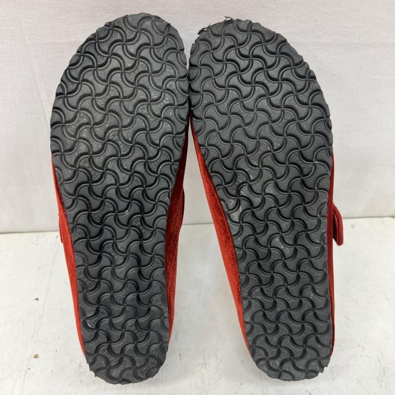 ビルケンシュトック BIRKENSTOCK カジュアルシューズ カジュアルシューズ Santa Clarita メリージェーン フラットシューズ ベロア 24.5cm 赤 / レッド / red レディース USED 古着 中古 50165925