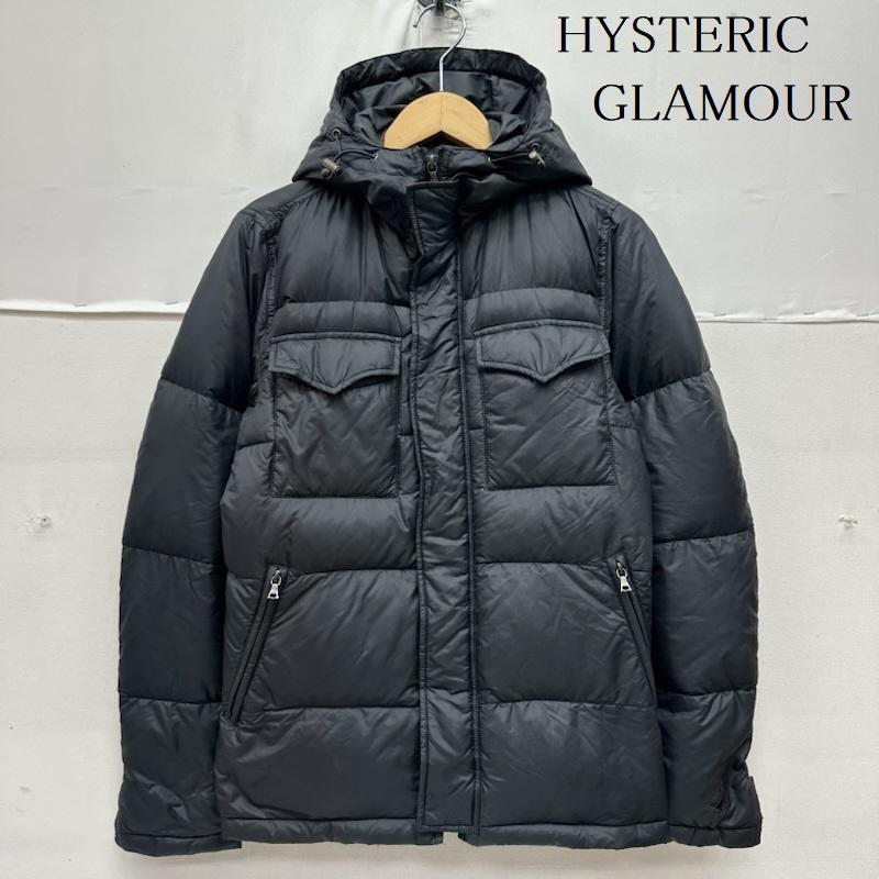 ヒステリックグラマー HYSTERIC GLAMOUR ジャケット、上着 ダウンジャケット ナイロン フード ダウン ジャケット 4AB-1611 S 黒 / ブラック / black メンズ USED 古着 中古 50165926