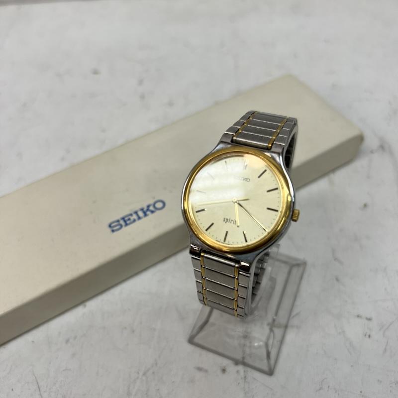 セイコー SEIKO 腕時計 アナログ（クォーツ式） SPIRIT スピリット 7N01-6A70 - 銀 / シルバー / silver color X 金 / ゴールド / gold color メンズ USED 古着 中古 50165928