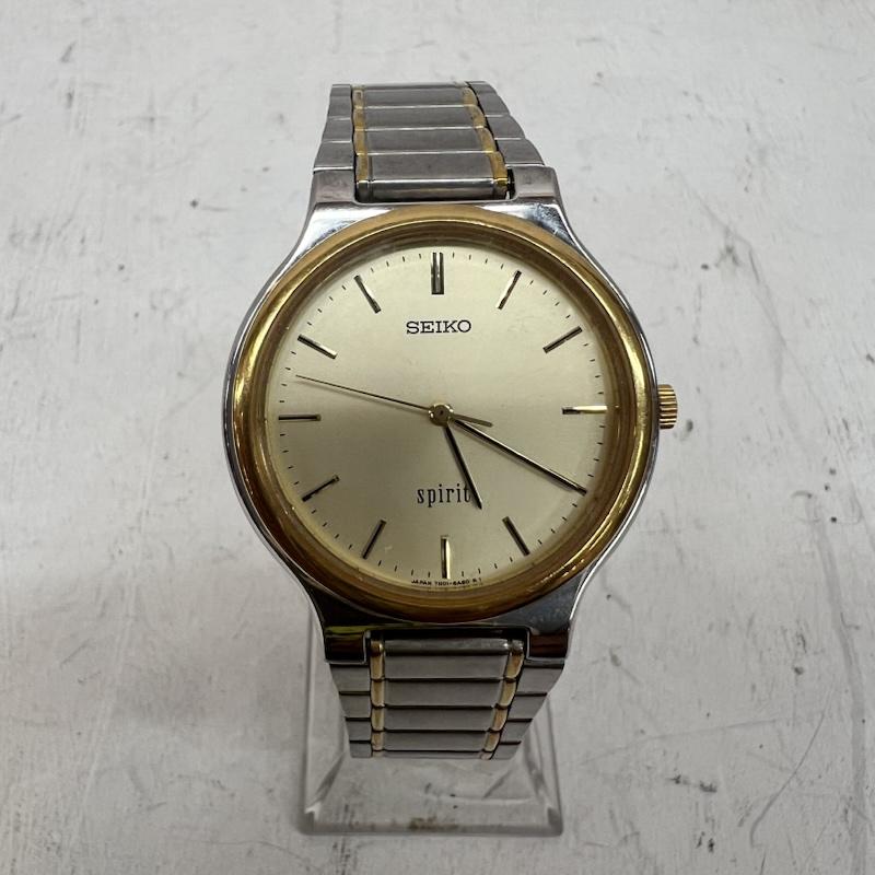 セイコー SEIKO 腕時計 アナログ（クォーツ式） SPIRIT スピリット 7N01-6A70 - 銀 / シルバー / silver color X 金 / ゴールド / gold color メンズ USED 古着 中古 50165928