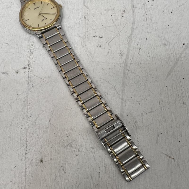 セイコー SEIKO 腕時計 アナログ（クォーツ式） SPIRIT スピリット 7N01-6A70 - 銀 / シルバー / silver color X 金 / ゴールド / gold color メンズ USED 古着 中古 50165928
