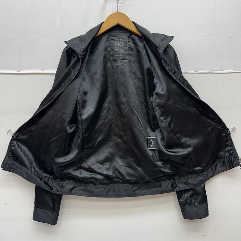 ヒステリックグラマー HYSTERIC GLAMOUR ジャケット、上着 ジャンパー、ブルゾン ヒスガール 刺繍 サテン ジップ ジャケット 4AB-1411 S 黒 / ブラック / black メンズ USED 古着 中古 50165929