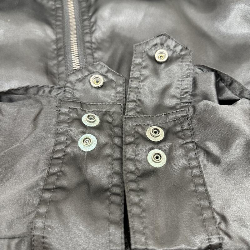 ヒステリックグラマー HYSTERIC GLAMOUR ジャケット、上着 ジャンパー、ブルゾン ヒスガール 刺繍 サテン ジップ ジャケット 4AB-1411 S 黒 / ブラック / black メンズ USED 古着 中古 50165929