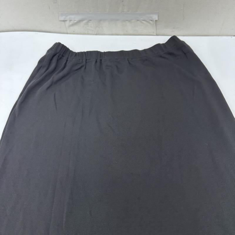 イッセイミヤケ ISSEY MIYAKE スカート ロングスカート レーヨン ロング スカート PE51-JG276 M 黒 / ブラック / black レディース USED 古着 中古 50165938