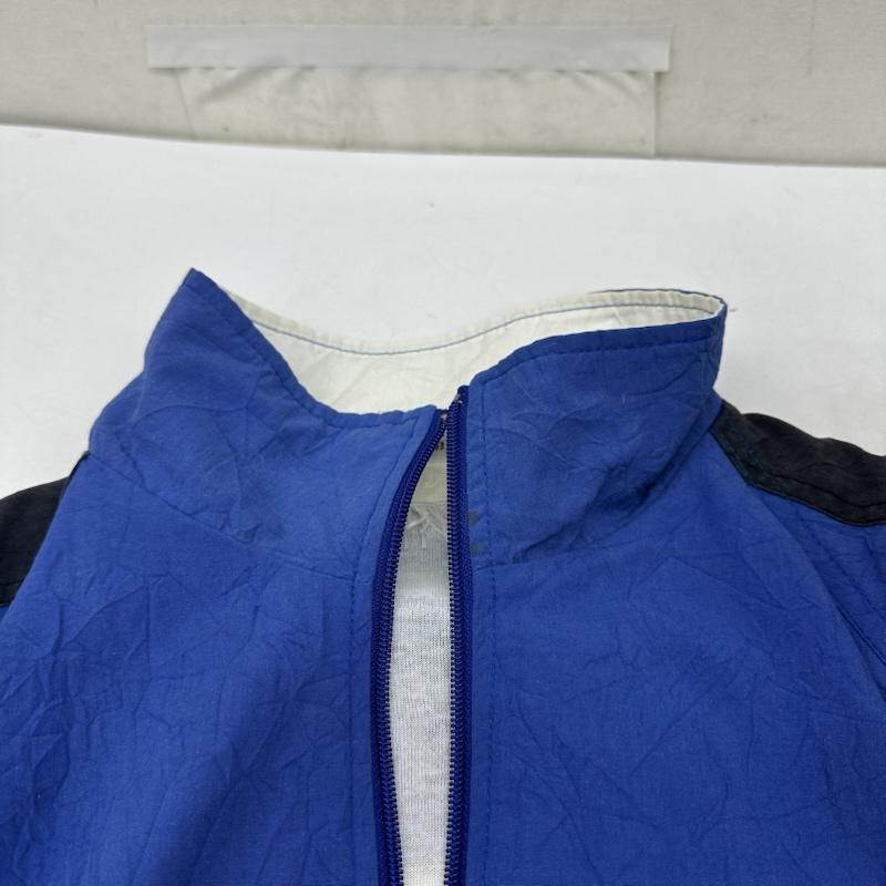 ナイキ NIKE ジャケット、上着 ジャンパー、ブルゾン 90s 銀タグ ロゴ 刺繍 ナイロン ジャケット - 青 / ブルー / blue X 白 / ホワイト / white メンズ USED 古着 中古 50165939