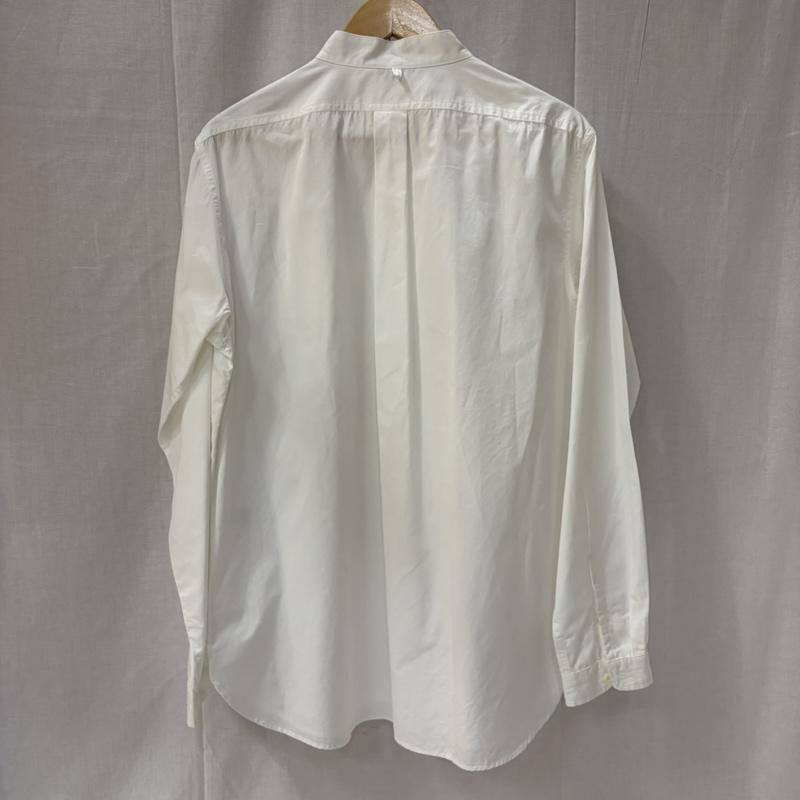 マイヨ maillot シャツ、ブラウス 長袖 シンコットン スタンドシャツ Thin Cotton Stand Shirt MAS-24260 1 無地 白 / ホワイト / white メンズ USED 古着 中古 50165941