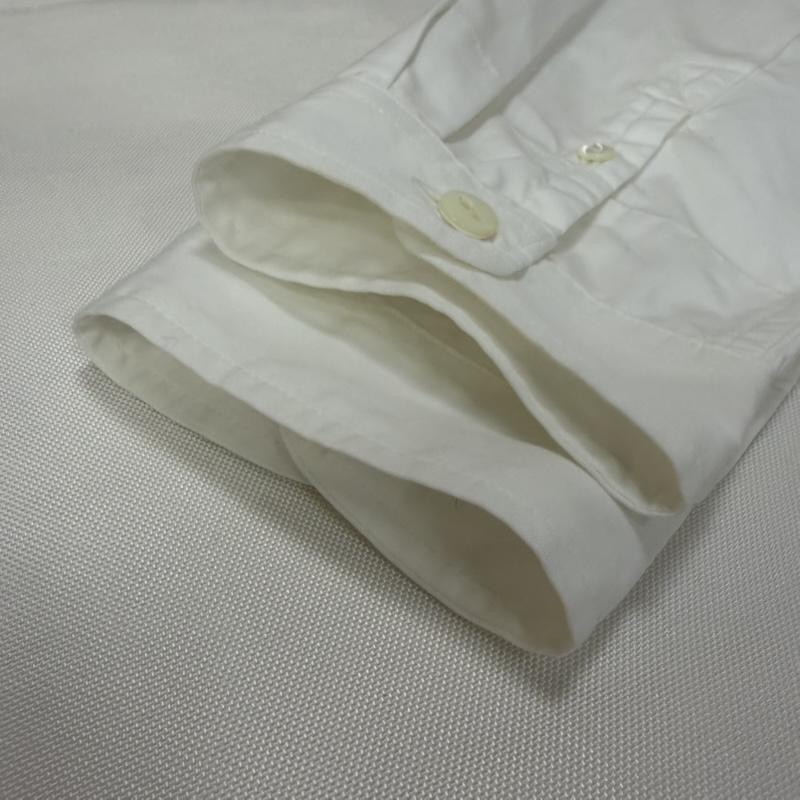 マイヨ maillot シャツ、ブラウス 長袖 シンコットン スタンドシャツ Thin Cotton Stand Shirt MAS-24260 1 無地 白 / ホワイト / white メンズ USED 古着 中古 50165941