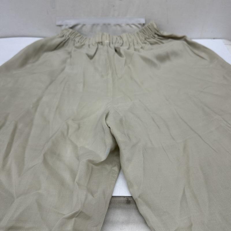 イッセイミヤケペルマネンテ ISSEY MIYAKE PERMANENTE パンツ スラックス レーヨン イージー パンツ PE51-FF258 M ベージュ / ベージュ / beige レディース USED 古着 中古 50165942