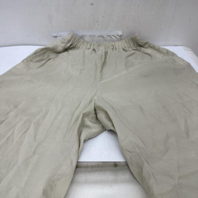 イッセイミヤケペルマネンテ ISSEY MIYAKE PERMANENTE パンツ スラックス レーヨン イージー パンツ PE51-FF258 M ベージュ / ベージュ / beige レディース USED 古着 中古 50165942