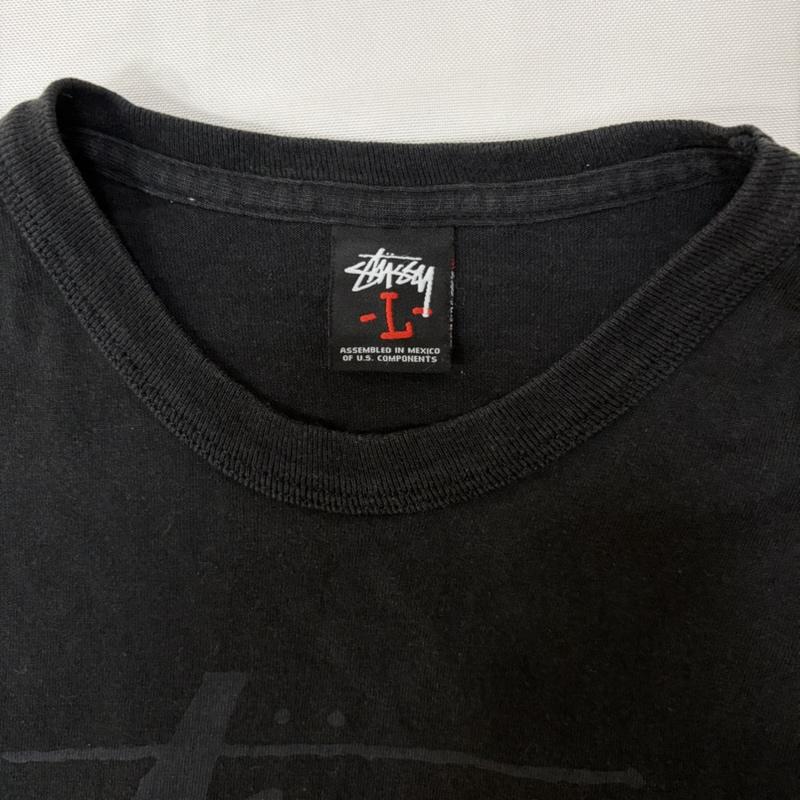 ステューシー STUSSY Tシャツ 長袖 Outdoor Flavor オールドステューシー 黒タグ期 ショーンフォントロゴ スカルグラフィック ロンT L ロゴ、文字 X キャラクター 黒 / ブラック / black メンズ USED 古着 中古 50165944