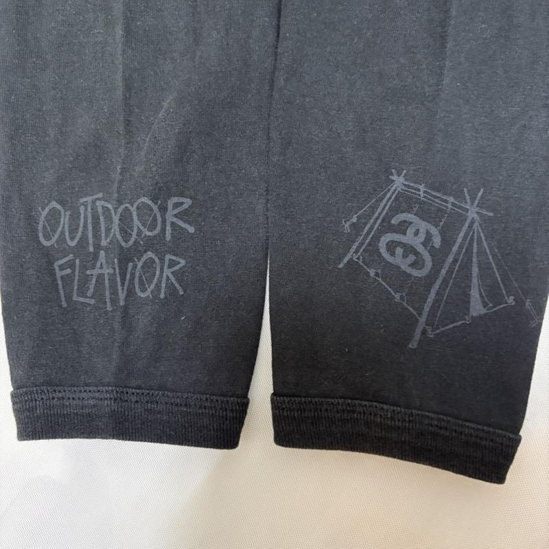 ステューシー STUSSY Tシャツ 長袖 Outdoor Flavor オールドステューシー 黒タグ期 ショーンフォントロゴ スカルグラフィック ロンT L ロゴ、文字 X キャラクター 黒 / ブラック / black メンズ USED 古着 中古 50165944