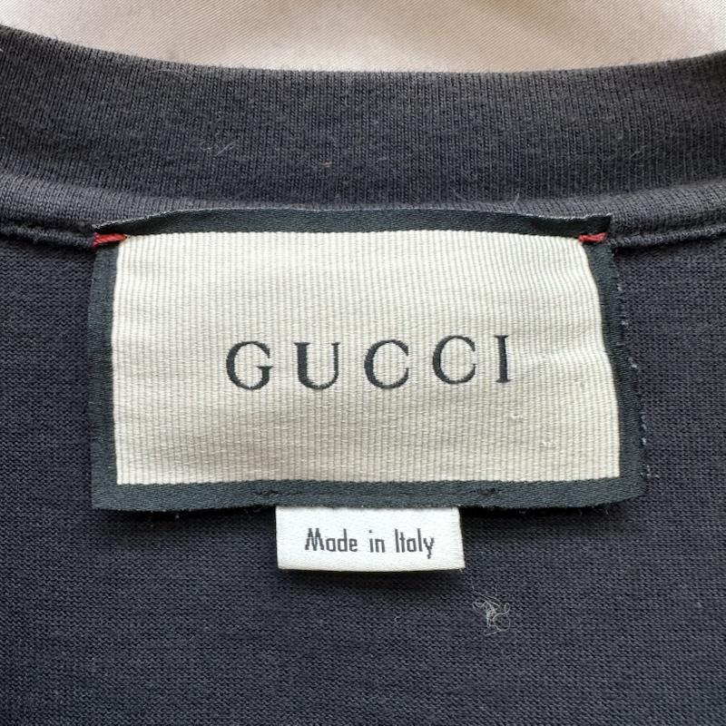 グッチ GUCCI Tシャツ 半袖 ブレード ロゴ プリント Tシャツ 565806 XJAZY XL 黒 / ブラック / black メンズ USED 古着 中古 50165945