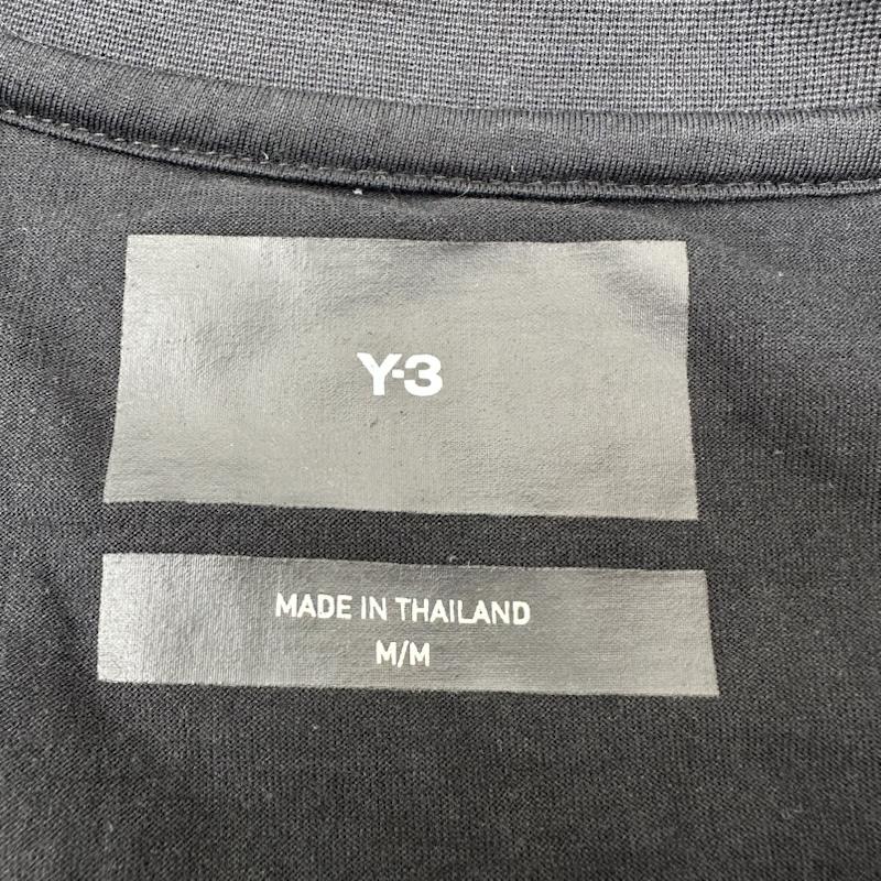 ワイスリー Y-3 Tシャツ 半袖 ハーフジップ ロゴ プリント Tシャツ H44812 M 黒 / ブラック / black メンズ USED 古着 中古 50165946