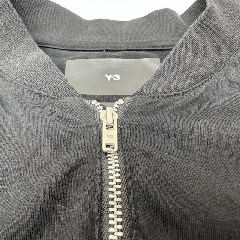 ワイスリー Y-3 Tシャツ 半袖 ハーフジップ ロゴ プリント Tシャツ H44812 M 黒 / ブラック / black メンズ USED 古着 中古 50165946
