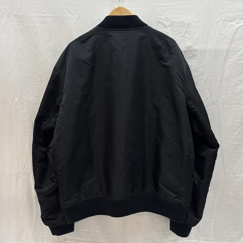 ポロラルフローレン POLO RALPH LAUREN ジャケット、上着 ジャンパー、ブルゾン MA-1 フライト ボンバー ジャケット TALON タロンジップ ビッグサイズ XXL 黒 / ブラック / black メンズ USED 古着 中古 50165957