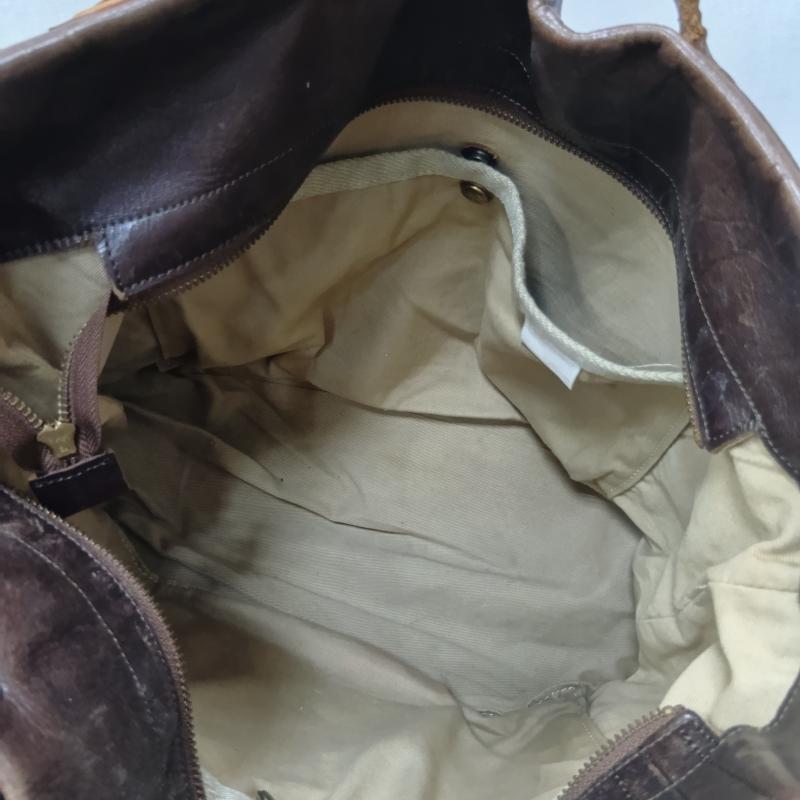 スオーロ SUOLO ショルダーバッグ ショルダーバッグ Normandy ショルダーバッグ 栃木レザー brown LEATHER BAG - 無地 茶 / ブラウン / brown メンズ USED 古着 中古 50165958