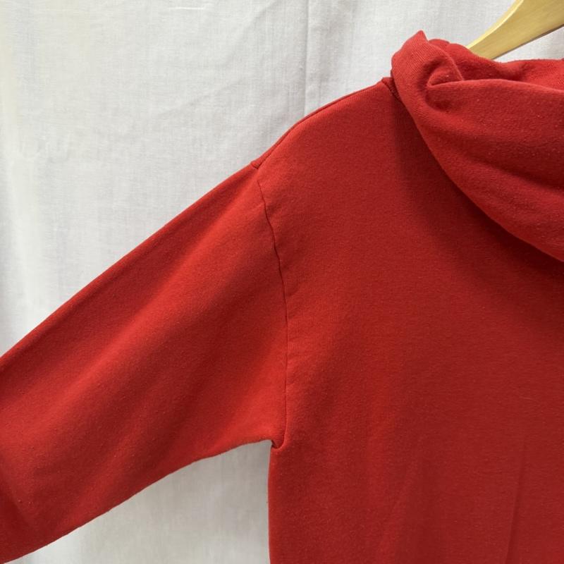 ヴィンテージ VINTAGE パーカー 長袖 sportswear by famous 80s カレッジプリントパーカー WISCONSIN red M USA製 M キャラクター X プリント 赤 / レッド / red メンズ USED 古着 中古 50165960
