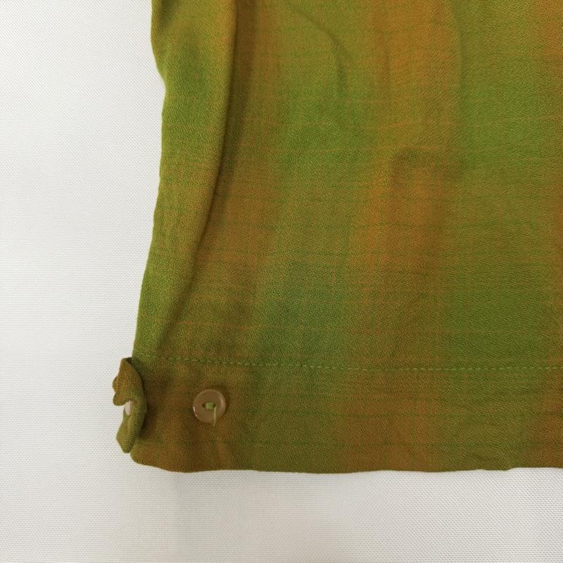 古着 USED シャツ、ブラウス 半袖 60s MR.JACK オンブレチェック半袖シャツ グリーン×オレンジ M M チェック 緑 / グリーン / green X 橙 / オレンジ / orange メンズ USED 古着 中古 50165962