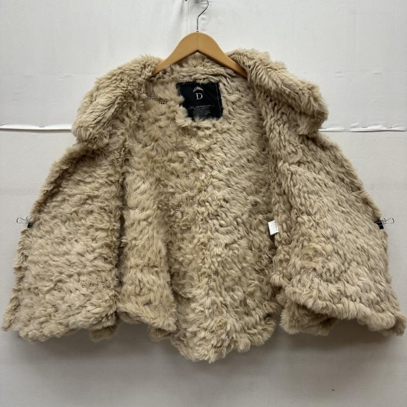 ソブ SOV. ジャケット、上着 ポンチョ ダブルスタンダード ラビットファー ケープ コート ポンチョ ベージュ / ベージュ / beige レディース USED 古着 中古 50165965