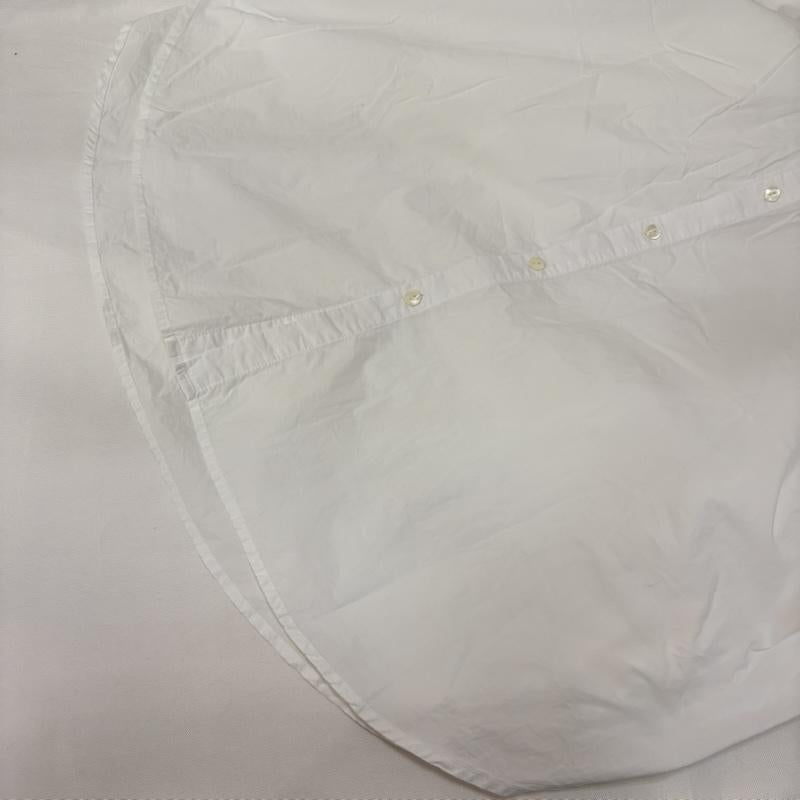 古着 USED シャツ、ブラウス 長袖 solamonat poche ソラモナポッシェ キャンディースリーブ シャツブラウス ノーカラー white - 無地 白 / ホワイト / white レディース USED 古着 中古 50165968