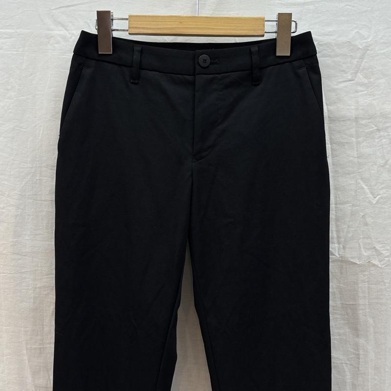 イッセイミヤケ ISSEY MIYAKE ボトムス ボトムス IM76-FF003 ウール ノータック スリム スラックス パンツ 1 黒 / ブラック / black メンズ USED 古着 中古 50165970