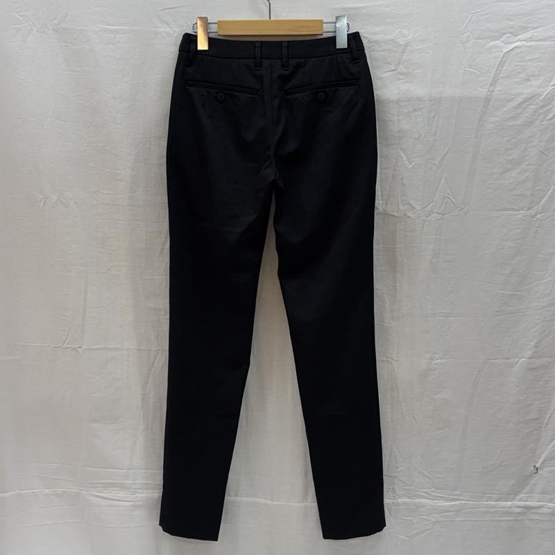 イッセイミヤケ ISSEY MIYAKE ボトムス ボトムス IM76-FF003 ウール ノータック スリム スラックス パンツ 1 黒 / ブラック / black メンズ USED 古着 中古 50165970