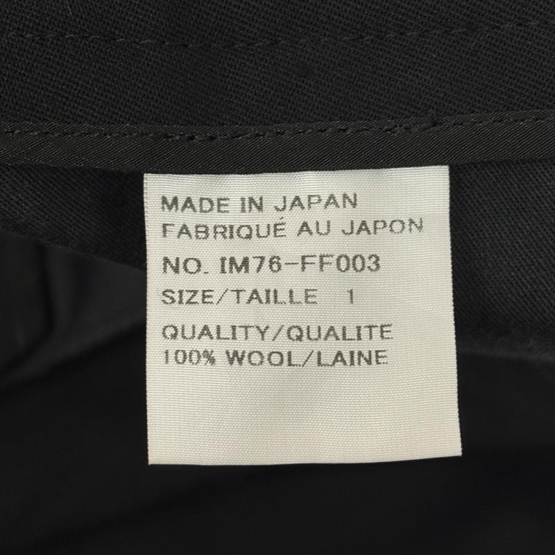 イッセイミヤケ ISSEY MIYAKE ボトムス ボトムス IM76-FF003 ウール ノータック スリム スラックス パンツ 1 黒 / ブラック / black メンズ USED 古着 中古 50165970